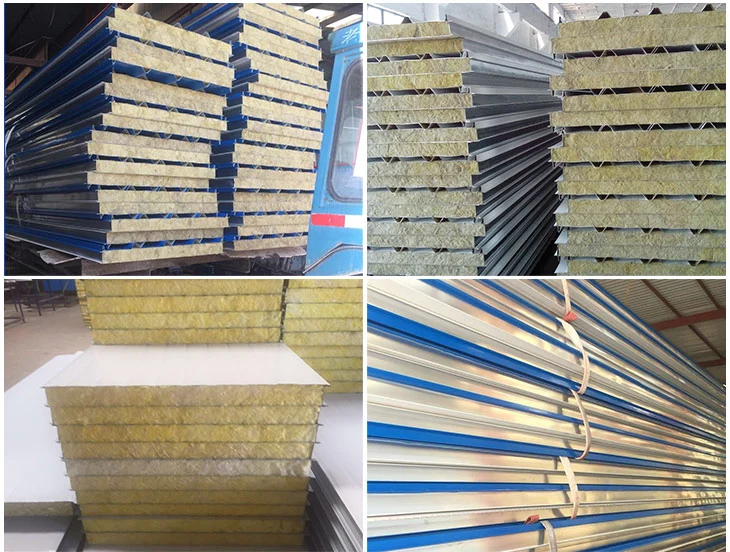 Insulation Rock Wool Purifying Rock Wool Board Rock Wool Wall Sandwich Panel