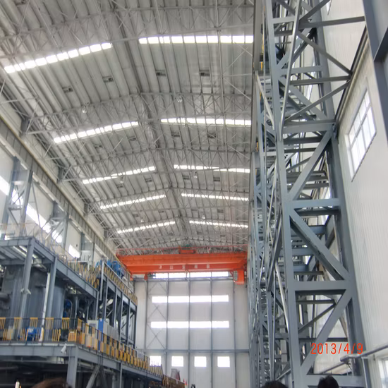 Быстрая сборка на заказ, легкая стальная конструкция, здание, промышленный склад, сборный цех